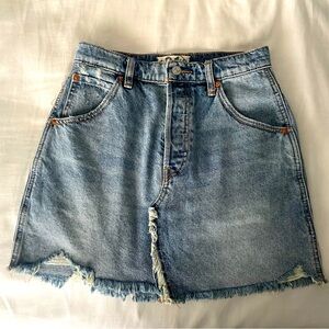 We The Free denim skirt